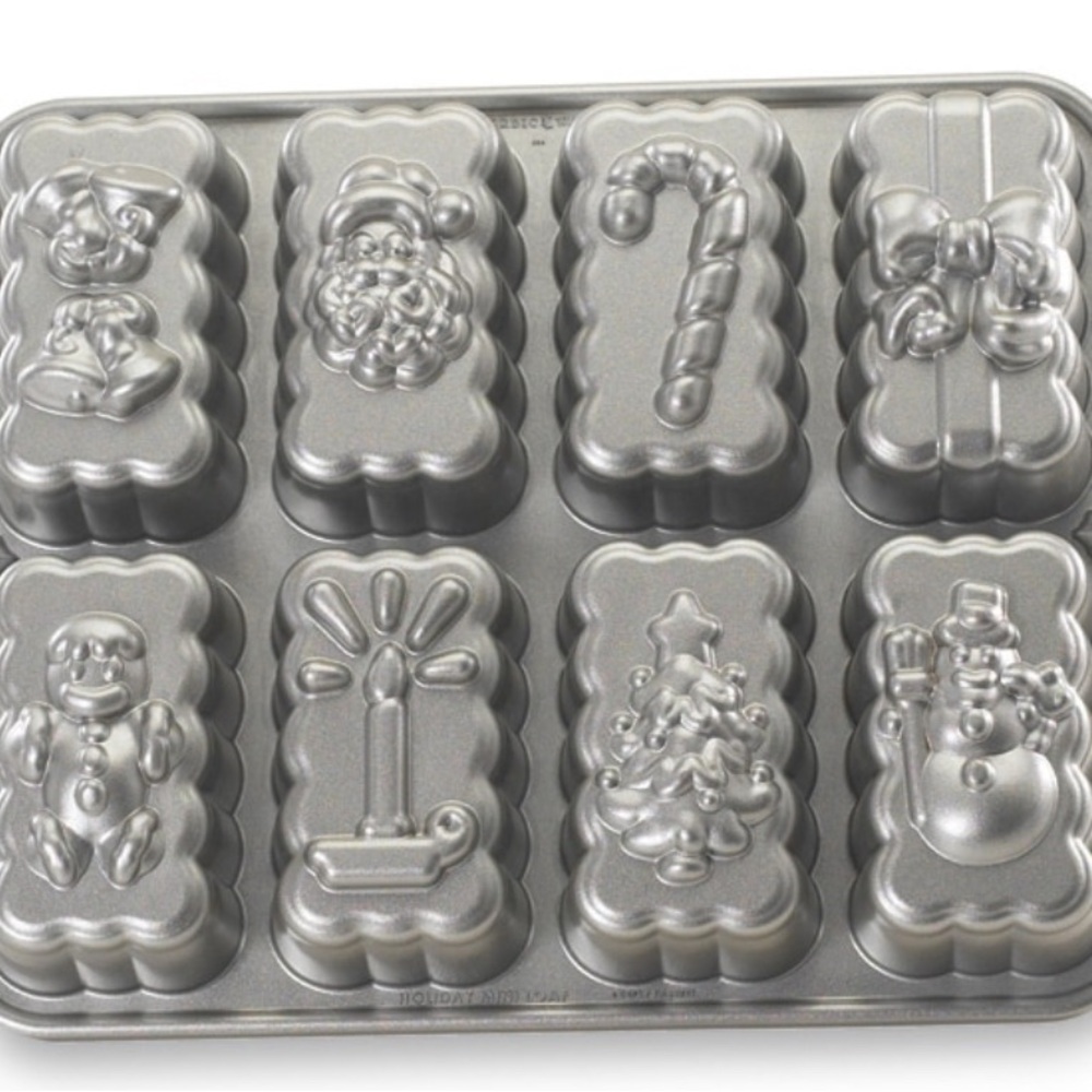 Nordic Ware Holiday Mini Loaf Pan